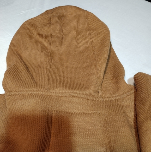 Smith's Workwear Easy Fit Clay Brown and Gray Sherpa-Bonded Thermal Knit Jacket - Picture 12 of 12